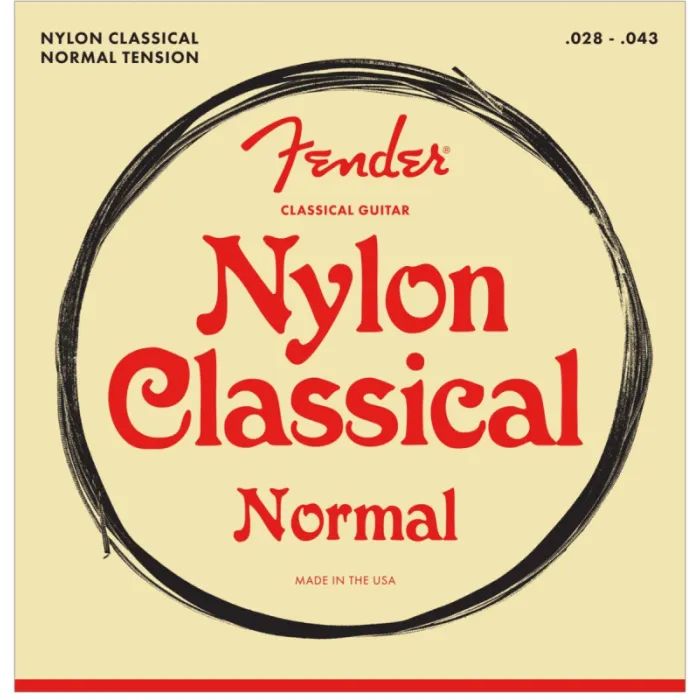 Струни для гітари Fender 100 Nylon Acoustic Strings Tie End (28-43) (21502)
