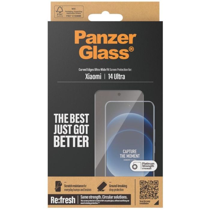 Скло захисне PANZERGLASS Xiaomi 14 Ultra Ultra-Wide Fit (PG_8074) зображення 4