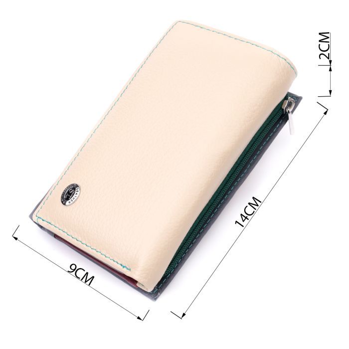 Гаманець ST Leather Шкіряний Різнокольоровий (19446) зображення 3