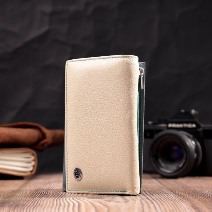 Гаманець ST Leather Шкіряний Різнокольоровий (19446) зображення 8