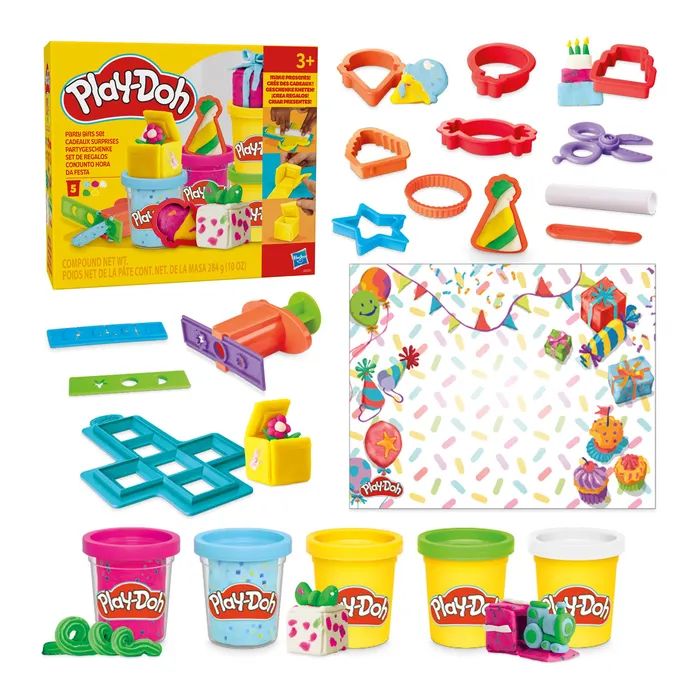 Набір для творчості Hasbro Play-Doh Набір подарунків для вечірки (G0525) зображення 2