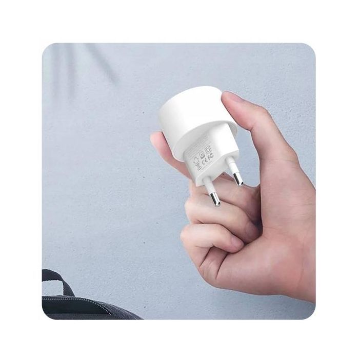 Зарядное устройство XO 2xUSB 2.4A + cable USB to Micro 5P white (L62-M-WH) изображение 2