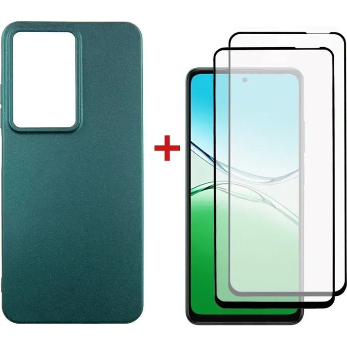 Чехол для мобильного телефона Dengos Oppo A5 4G Case Soft + 2 Glass (Green) (DG-CTG2P-26)