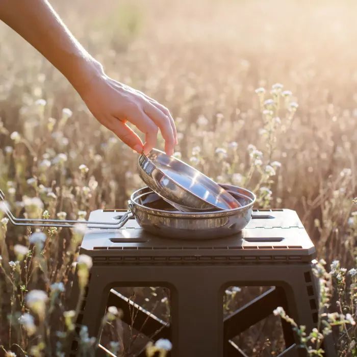 Набор туристической посуды Tribe Single Set сталевий (T-FG-0009-metal) изображение 10