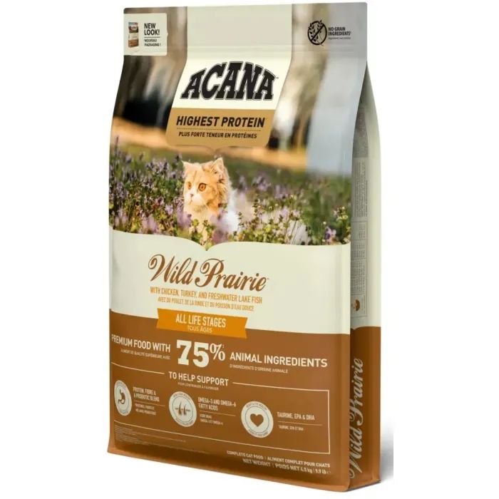 Сухой корм для кошек ACANA Wild Prairie Cat 4.5 кг (0064992714581)