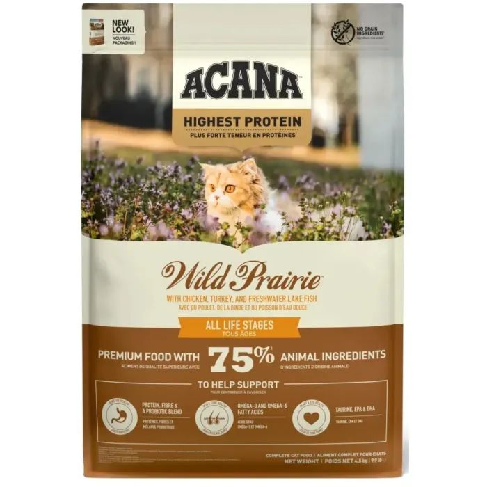Сухой корм для кошек ACANA Wild Prairie Cat 4.5 кг (0064992714581) изображение 2