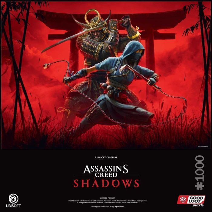 Пазл GoodLoot Assassin Creed Shadows Naoe & Yasuke 1000 эл. (5908305247913) изображение 5