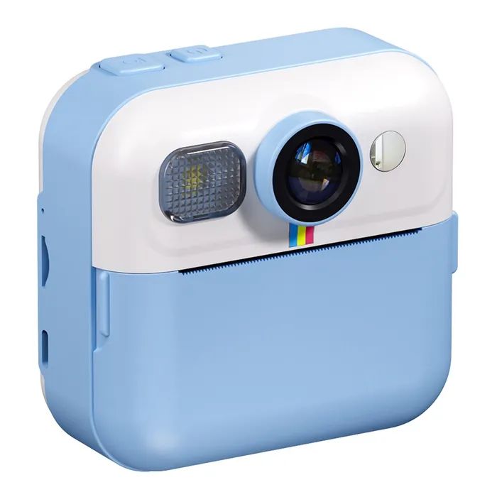 Детский фотоаппарат ColorWay с функцией мгновенной печати (Blue) (CW-PHP01B)