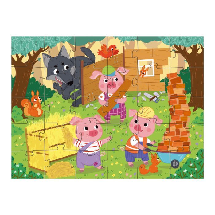 Пазл DoDo Трое поросят, 30 элементов (300695) изображение 3