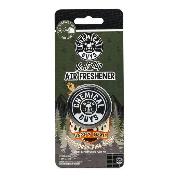 Ароматизатор для автомобіля Chemical Guys Happy Trail Pine Scent на решітку (AIR403) зображення 2 Ароматизатор для автомобіля Chemical Guys Happy Trail Pine Scent на решітку (AIR403) зображення 2
