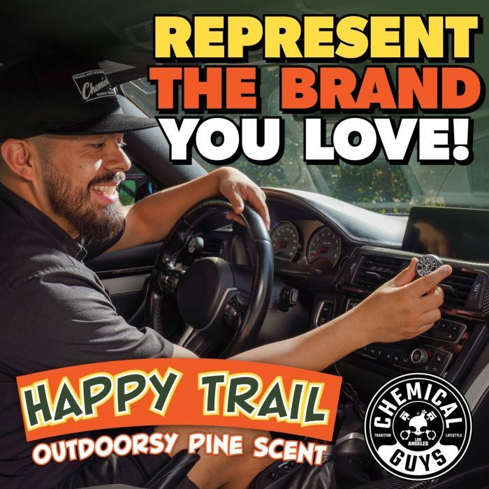 Ароматизатор для автомобіля Chemical Guys Happy Trail Pine Scent на решітку (AIR403) зображення 5 Ароматизатор для автомобіля Chemical Guys Happy Trail Pine Scent на решітку (AIR403) зображення 5