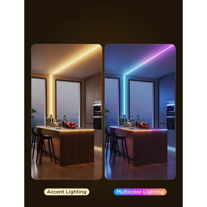 Світлодіодна стрічка Govee H61E5 COB Strip Light Pro 3m RGBIC+W WI-FI/Bluetooth white (H61E53D1) зображення 3