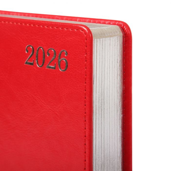 Тижневик Leo planner А5 датований 2026 "City", твердий, червоний, 368 сторінок (252666) зображення 3