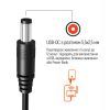 Кабель живлення USB to DC 5.5x2.5mm 12V 1.0m black ColorWay (CW-CBUD067-BK) зображення 10