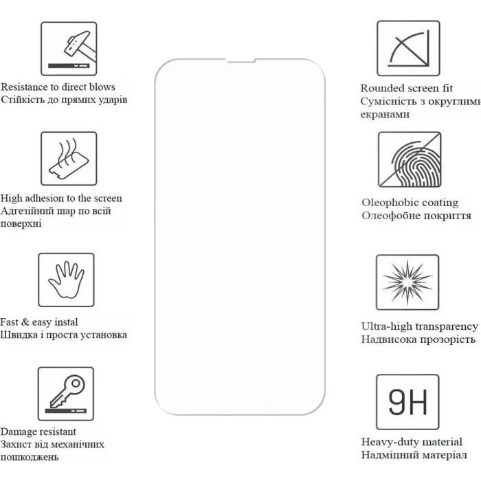 Плівка захисна Drobak hydrogel Apple iPhone 17 Pro (333353) зображення 2