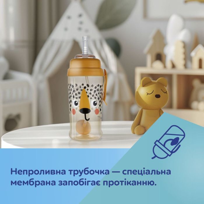 Поїльник-непроливайка Canpol babies Гуси непроливайка з трубочкою і обтяжувачем (56/510_gre) зображення 5