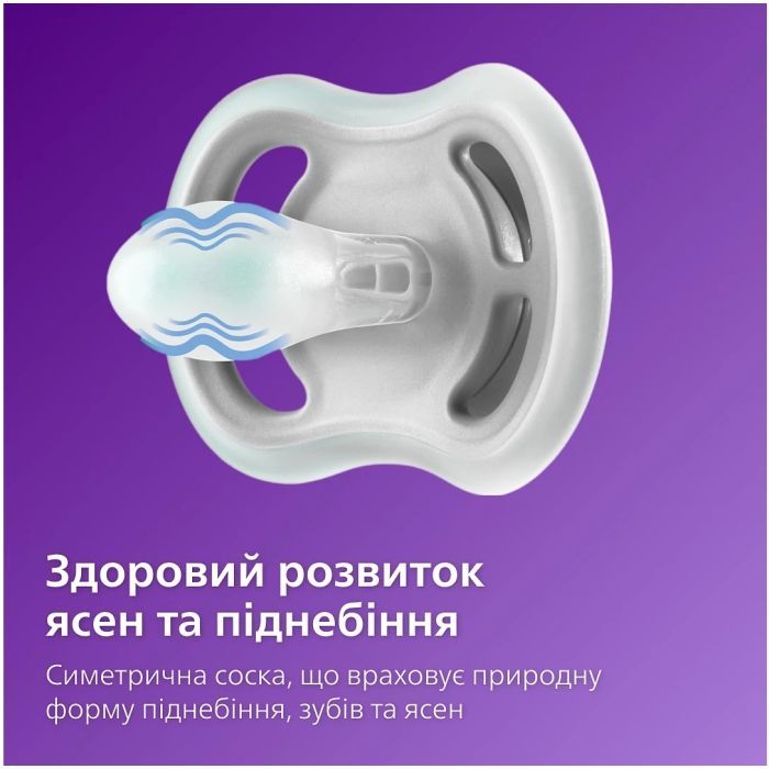 Пустушка Philips AVENT Ultra Air 6-18 міс 2 шт (SCF085/20) зображення 6
