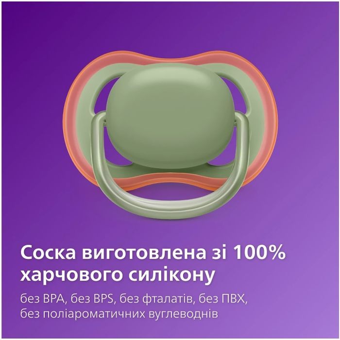 Пустушка Philips AVENT Ultra Air 6-18 міс 2 шт (SCF085/20) зображення 7