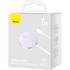 Зарядний пристрій Baseus Simple Mini3 Magnetic Wireless Charger 15W Silver (CCJJ040012) зображення 4