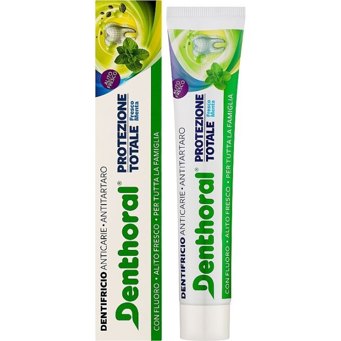 Зубна паста Denthoral Dentifricio Total Protection Комплексний захист 75 мл (8002185041559)