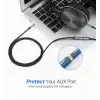 Кабель мультимедійний 3.5mm M to 3.5mm F 2.0m AV118 blue Ugreen (40675) зображення 5