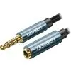 Кабель мультимедійний 3.5mm M to 3.5mm F 2.0m AV118 blue Ugreen (40675)