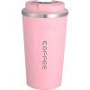 Термокружка Merlion MugCoffe 500 мл з відкидною кришкою, рожева (MugCoffe-500Pink)