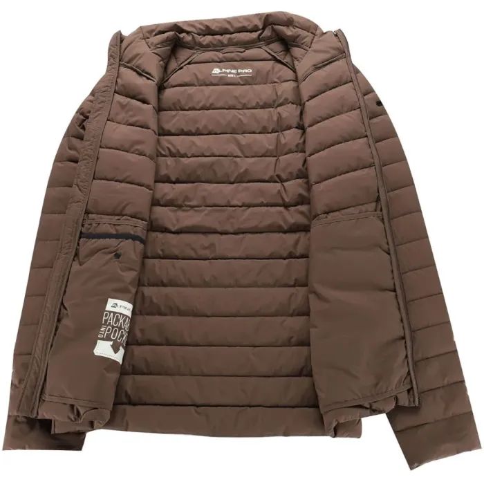 Куртка Alpine Pro Reter Mns MJCF724 913 - M - коричневий (007.022.0199) зображення 4