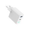 Зарядний пристрій Gembird 1xUSB-C PD45W + 1xUSB QC3.0 white (TA-UC-PDQC45L-W-01) зображення 4