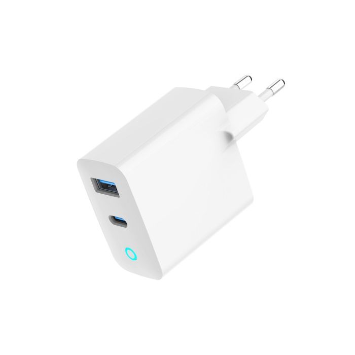 Зарядний пристрій Gembird 1xUSB-C PD45W + 1xUSB QC3.0 white (TA-UC-PDQC45L-W-01) зображення 5
