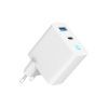 Зарядний пристрій Gembird 1xUSB-C PD45W + 1xUSB QC3.0 white (TA-UC-PDQC45L-W-01) зображення 6