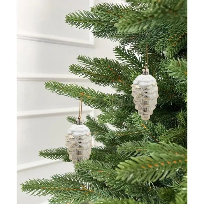 Елочная игрушка Chomik Шишки 9 см, 2 шт, золоті (5900779895386_1) изображение 3