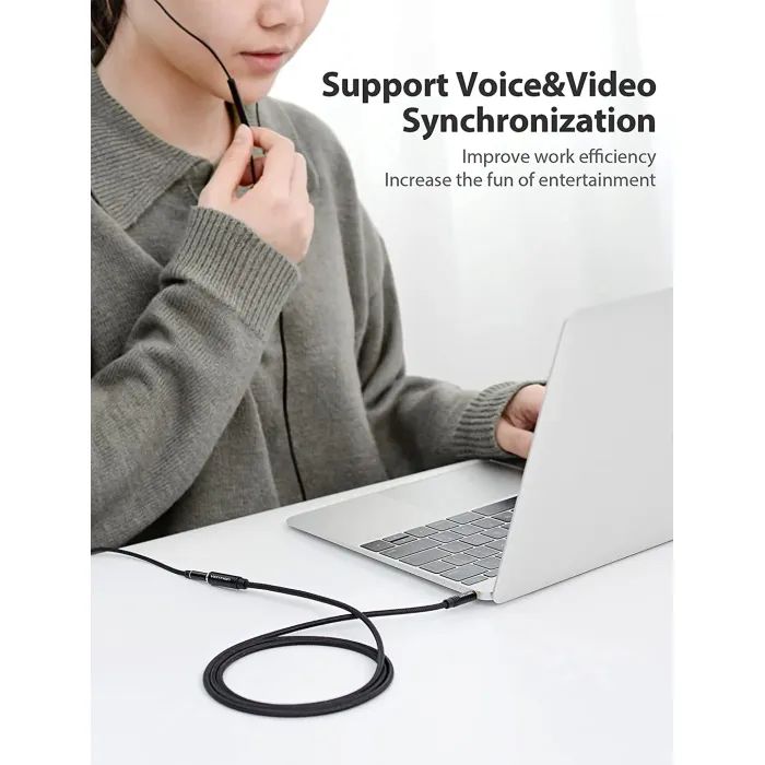 Конвертор HDMI to RCA Metal Type black Vention (AEEB0) зображення 7