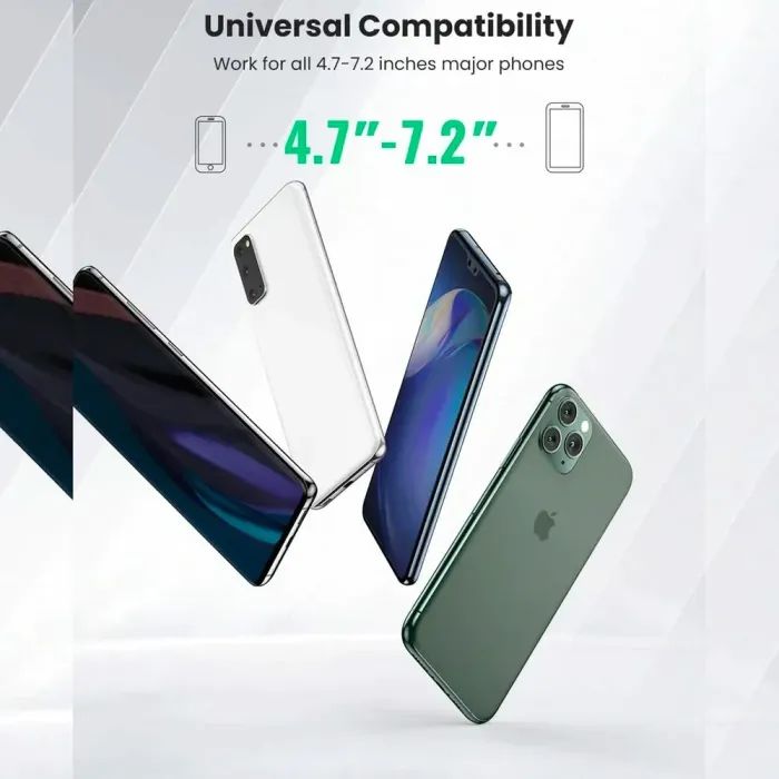 Універсальний автотримач Ugreen LP292 Magnetic Phone Holder for Car Black (80785) зображення 6