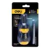 Отвертка Deli двухсторонняя с трещоткой, 2 бита 6/PH2 x 85 мм (DL626010) изображение 2