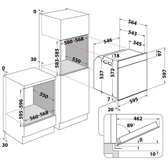 Духовой шкаф Whirlpool WOI78PT1SBA изображение 9