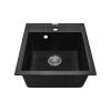 Мойка кухонная Adamant Brick чорний (4824296101203) изображение 2