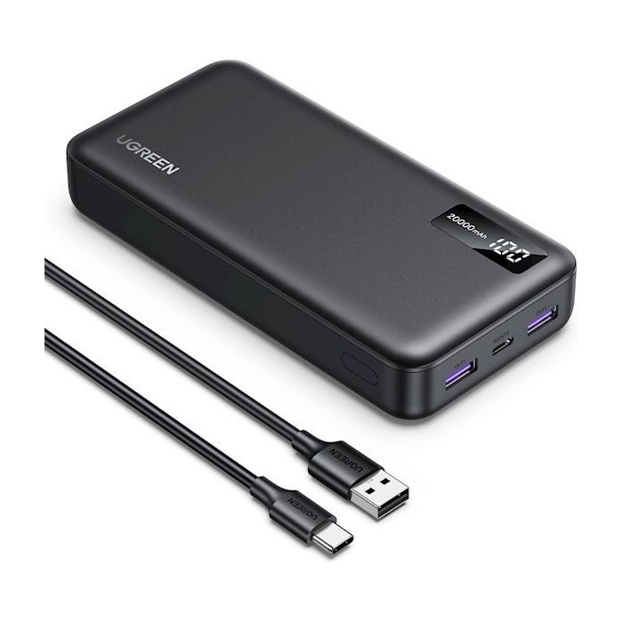 Батарея універсальна Ugreen 20000 mAh 22.5W Black (U_25683)