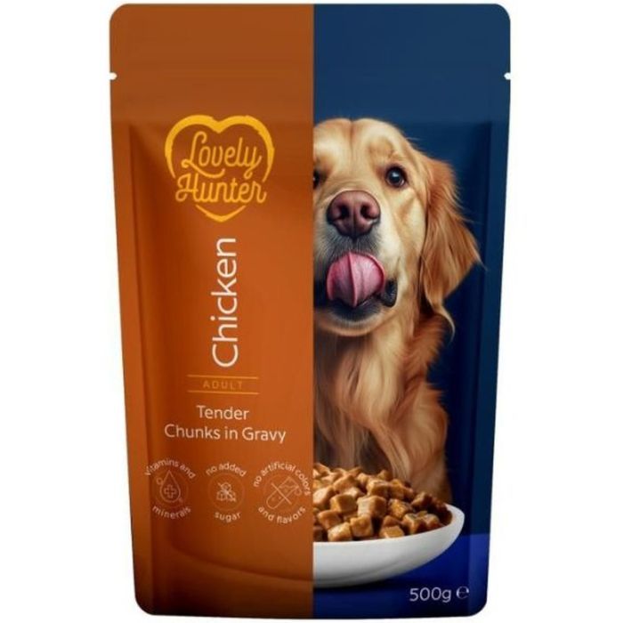 Влажный корм для собак Lovely Hunter Adult Chicken 500 г (LHU47943)