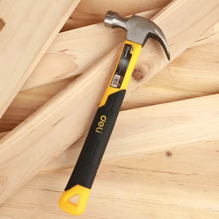 Молоток Deli столярний Carbon Steel 226 г (EDL5001) зображення 2