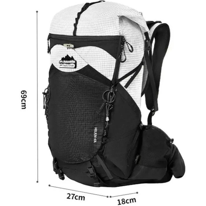Рюкзак туристический Naturehike Helium CNK2450XB016, 40 л, чорний, M (6976507666664) изображение 4
