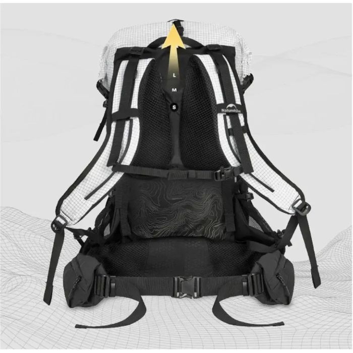 Рюкзак туристический Naturehike Helium CNK2450XB016, 40 л, чорний, M (6976507666664) изображение 5
