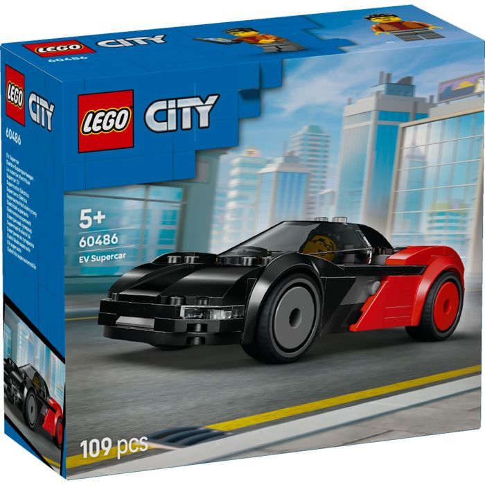 Конструктор LEGO City Электрический суперкар (60486)