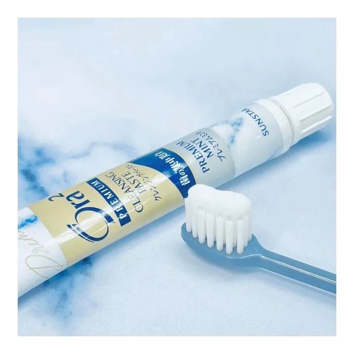 Зубная паста Sunstar Ora2 Premium Премиальная концентрированная отбеливающая Мята 17 г (4901616012967) изображение 2