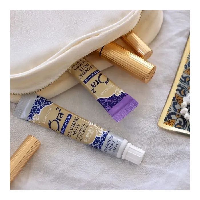 Зубная паста Sunstar Ora2 Premium Премиальная концентрированная отбеливающая Мята 17 г (4901616012967) изображение 3