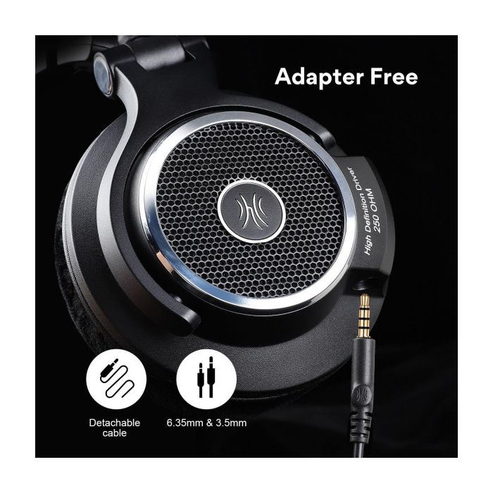 Наушники OneOdio Monitor 80 3,5мм/6,35мм Black (Monitor 80 Black) изображение 10