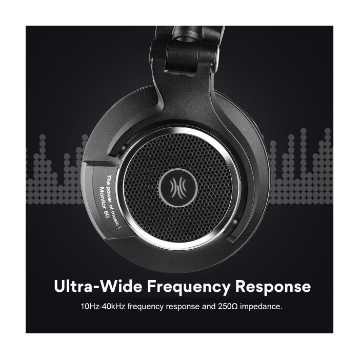 Наушники OneOdio Monitor 80 3,5мм/6,35мм Black (Monitor 80 Black) изображение 9