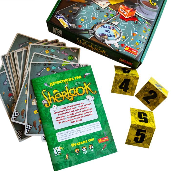 Настольная игра Ранок Детективная игра. Sherlook (4823076153885) изображение 5