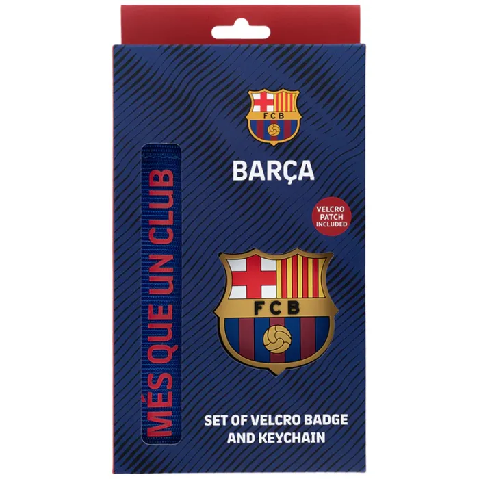 Бейдж Kite набор на липучке и подвеска FC Barcelona, 2 шт (BC25-3010)