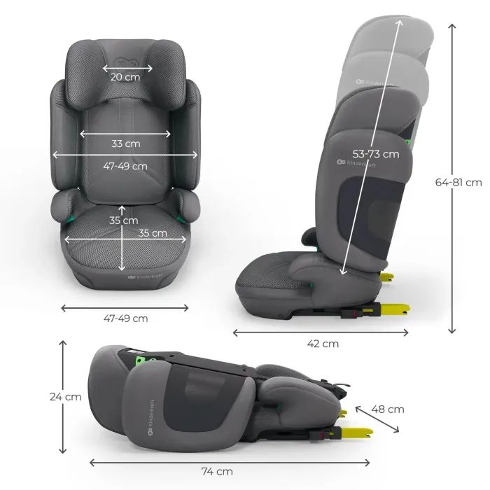 Автокресло Kinderkraft Xpand 2 PRO i-Size Black (KCXPPR02BLK0000) (5902533926473) изображение 3